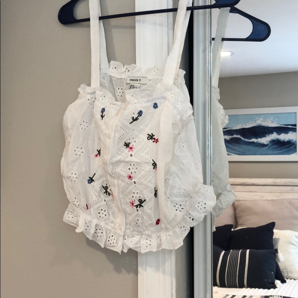 White tank blouse